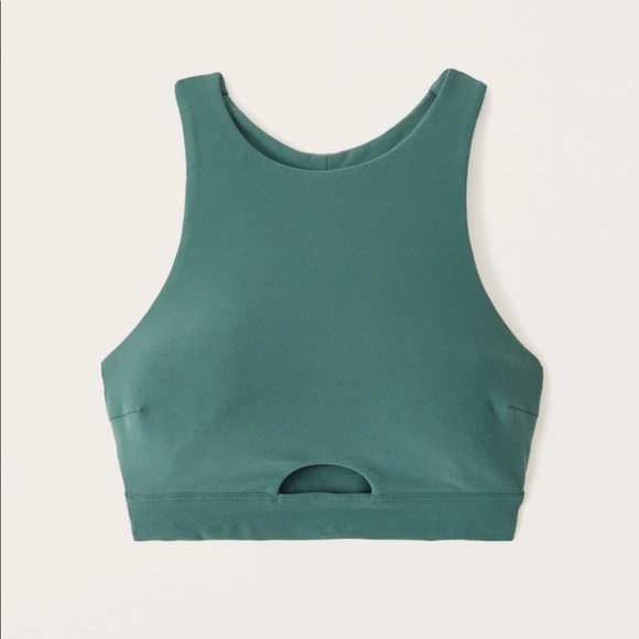 Abercrombie & Fitch Other - ABERCROMBIE Wide-Strap High-Neck Cutout Bralette NWT